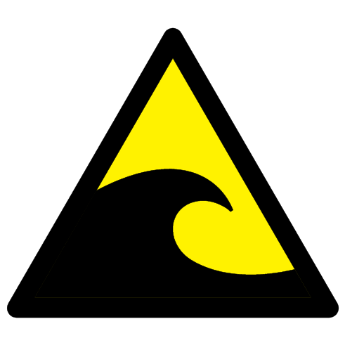 Zone à risque de tsunami